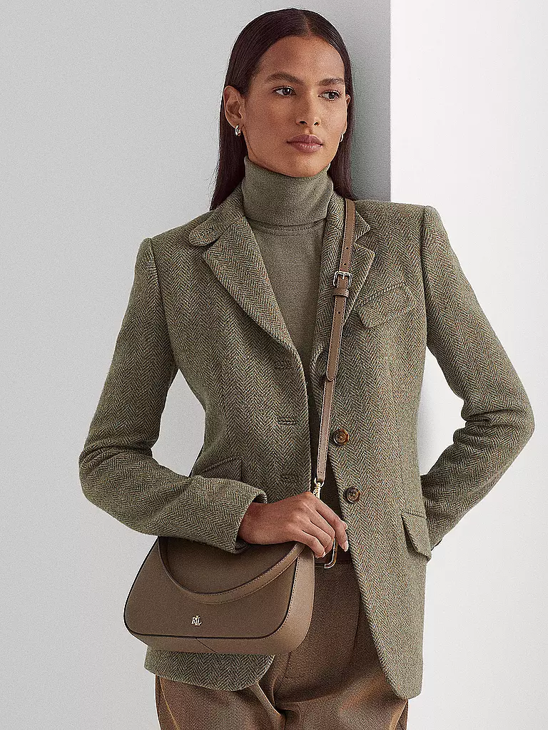 LAUREN RALPH LAUREN | Ledertasche - Henkeltasche DANNI 26 Medium | schwarz