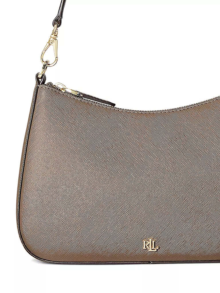 LAUREN RALPH LAUREN | Ledertasche - Henkeltasche DANNI 26 Medium | dunkelblau