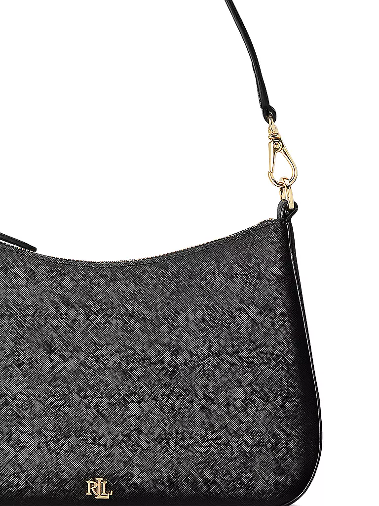 LAUREN RALPH LAUREN | Ledertasche - Henkeltasche DANNI 26 Medium | dunkelblau