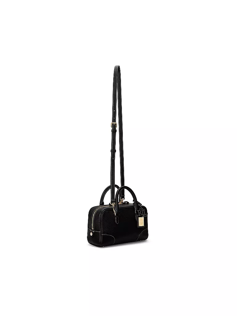 LAUREN RALPH LAUREN | Ledertasche - Henkeltasche EMERIE Small | schwarz