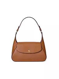 LAUREN RALPH LAUREN | Ledertasche - Schultertasche SCHYLA Medium | braun