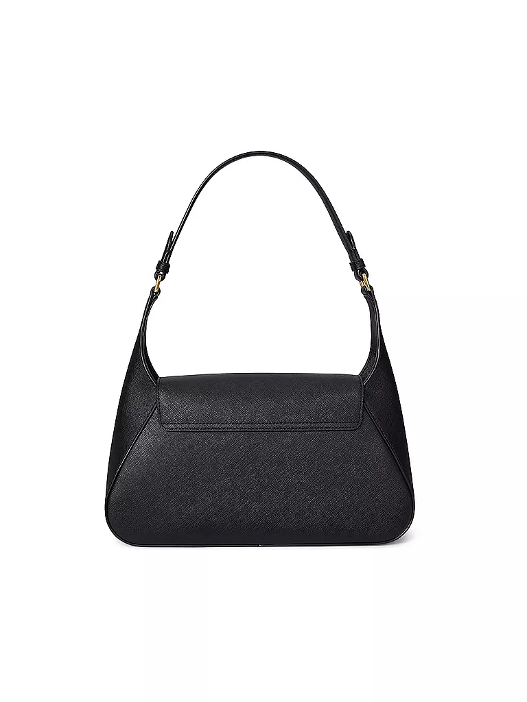 LAUREN RALPH LAUREN | Ledertasche - Schultertasche SCHYLA Medium | dunkelblau