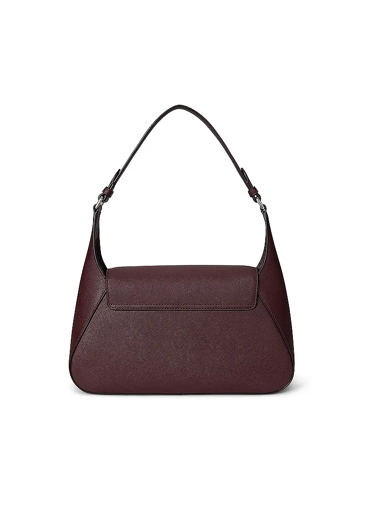 LAUREN RALPH LAUREN | Ledertasche - Schultertasche SCHYLAR Medium | dunkelrot