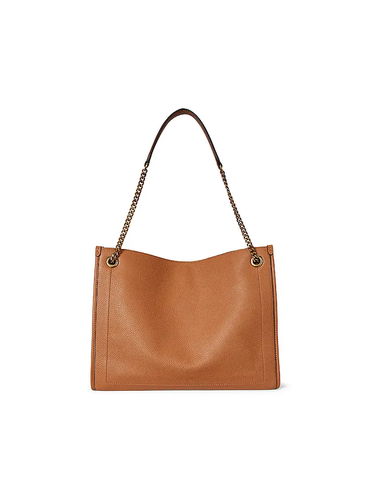 LAUREN RALPH LAUREN | Ledertasche - Shopper BRADLY Large | Camel