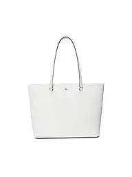 LAUREN RALPH LAUREN | Ledertasche - Shopper KARLY TOTE Large | weiss