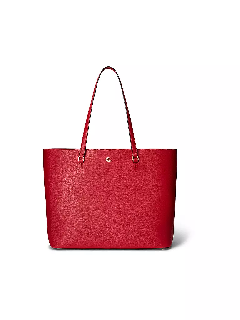 LAUREN RALPH LAUREN | Ledertasche - Shopper KARLY TOTE Large | rot
