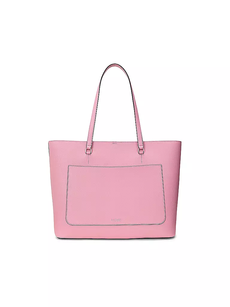 LAUREN RALPH LAUREN | Ledertasche - Shopper KARLY TOTE Large | rosa