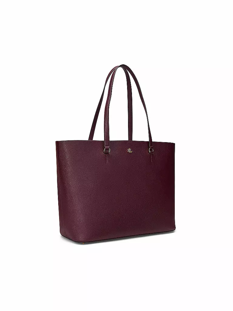 LAUREN RALPH LAUREN | Ledertasche - Shopper KARLY TOTE Large | dunkelrot