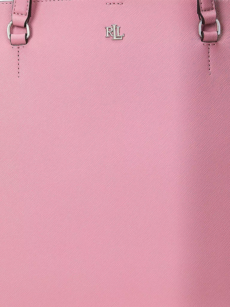LAUREN RALPH LAUREN | Ledertasche - Shopper KARLY TOTE Large | rosa