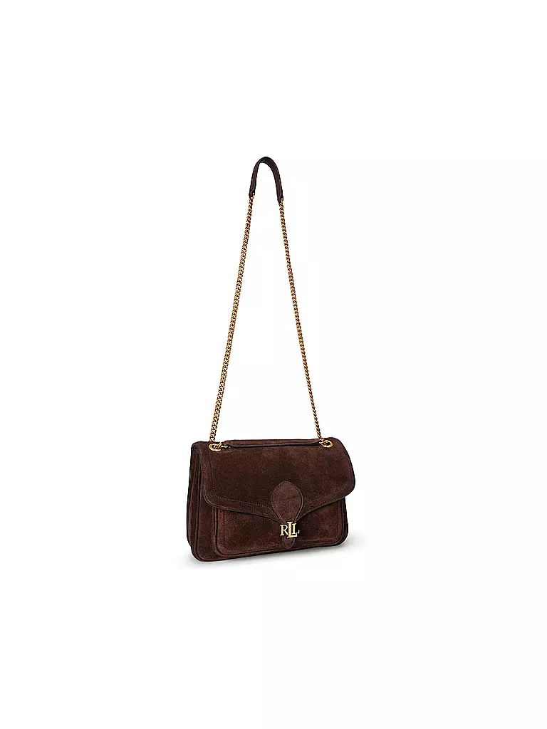 LAUREN RALPH LAUREN | Ledertasche - Umhängetasche BRADLYN Medium | braun