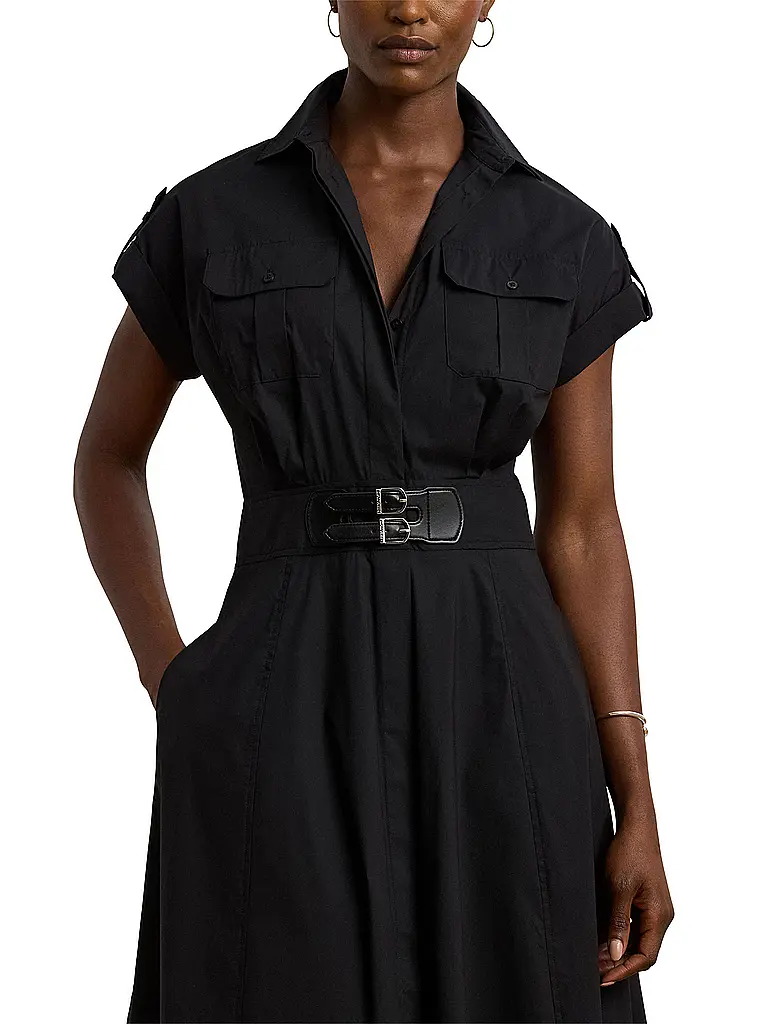 LAUREN RALPH LAUREN | Midikleid MERTICE | schwarz
