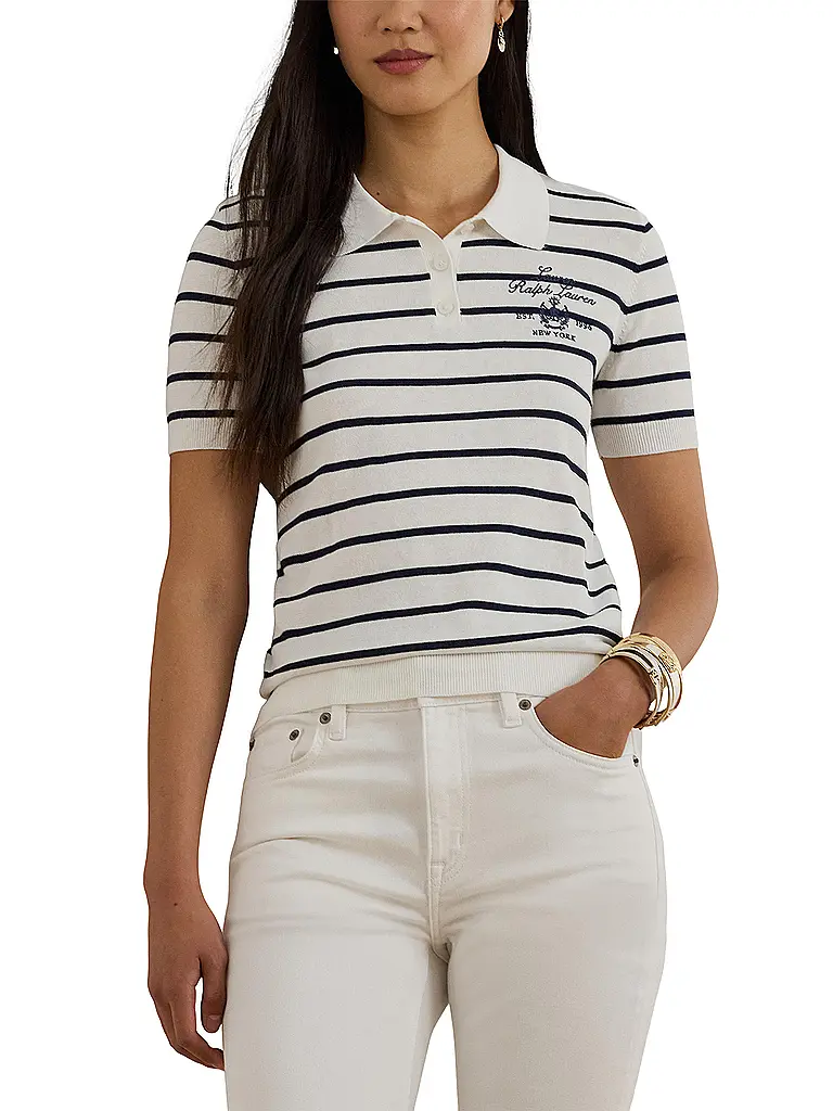 LAUREN RALPH LAUREN | Poloshirt NATRISSA | Weiss