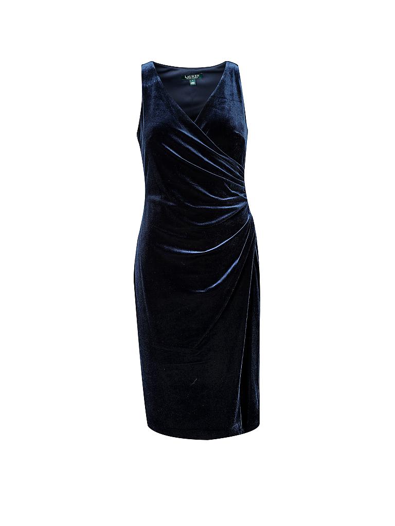 LAUREN RALPH LAUREN | Samtkleid "Torella" | blau