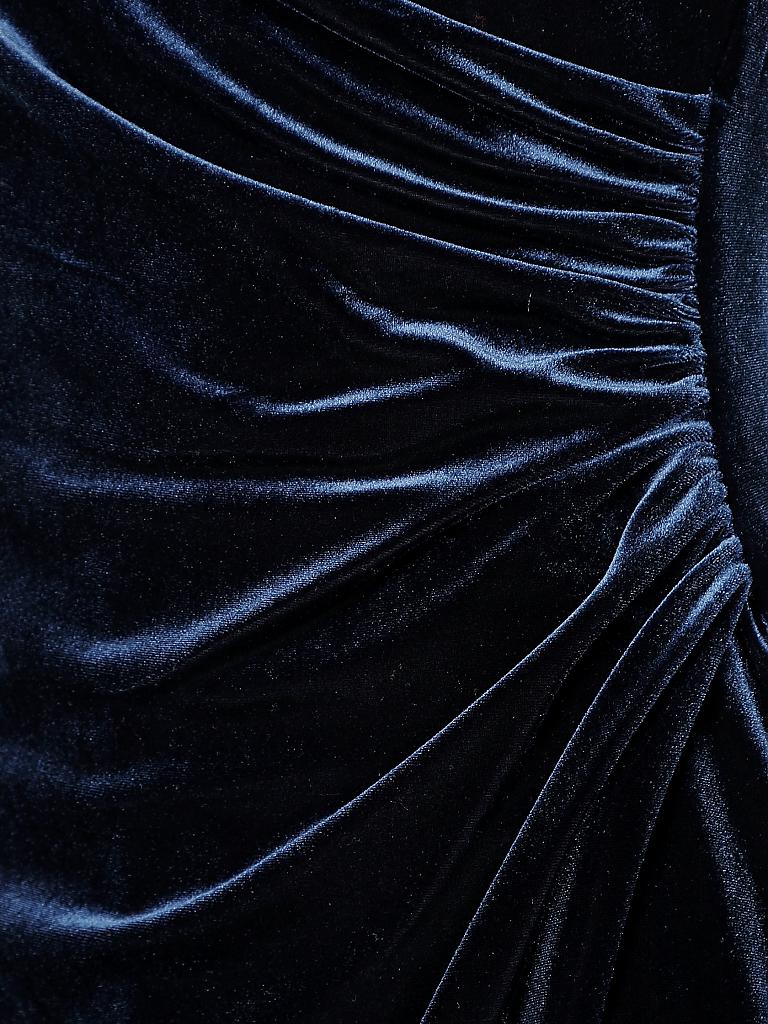 LAUREN RALPH LAUREN | Samtkleid "Torella" | blau