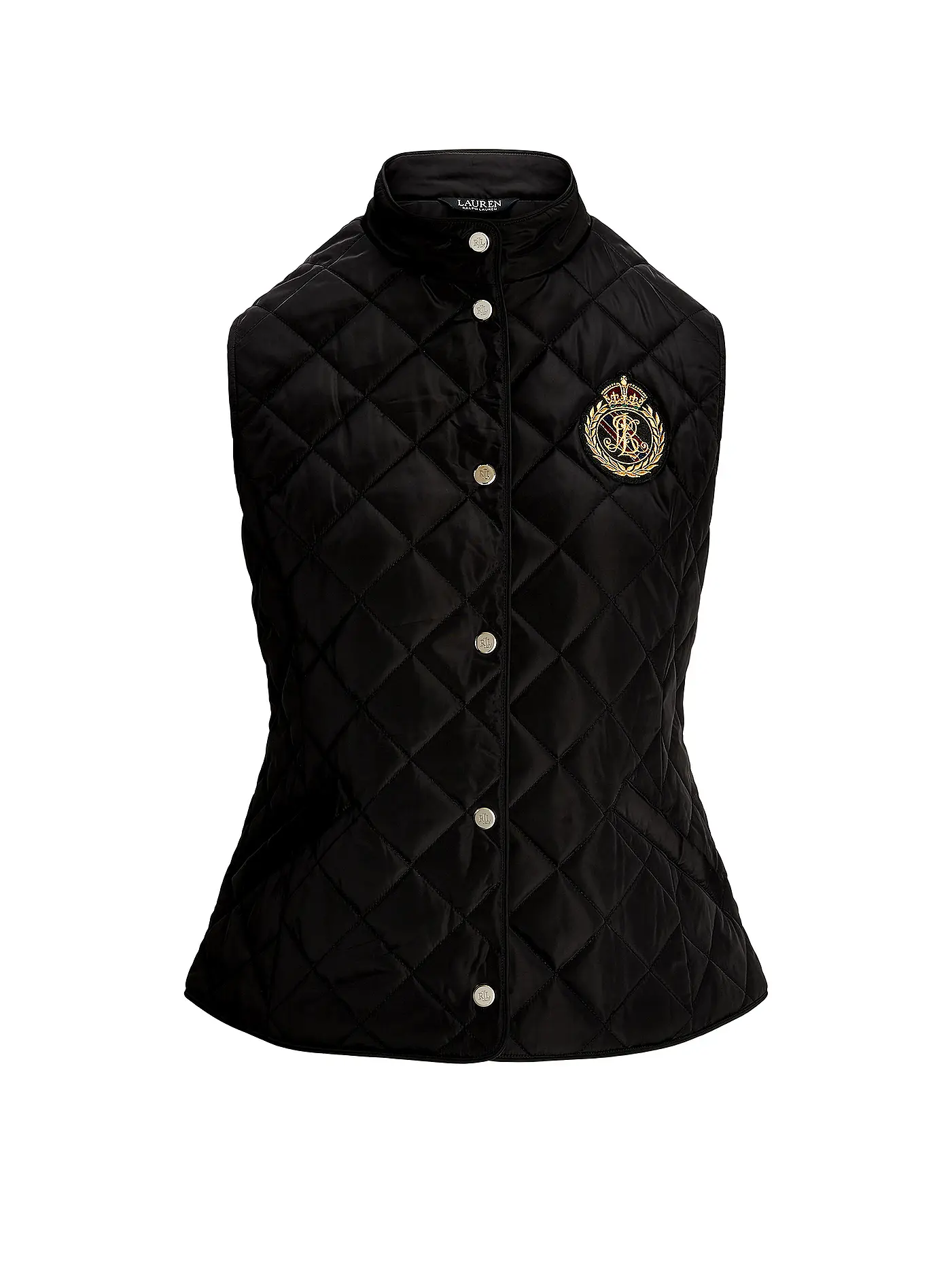LAUREN RALPH LAUREN | Steppgilet  | schwarz