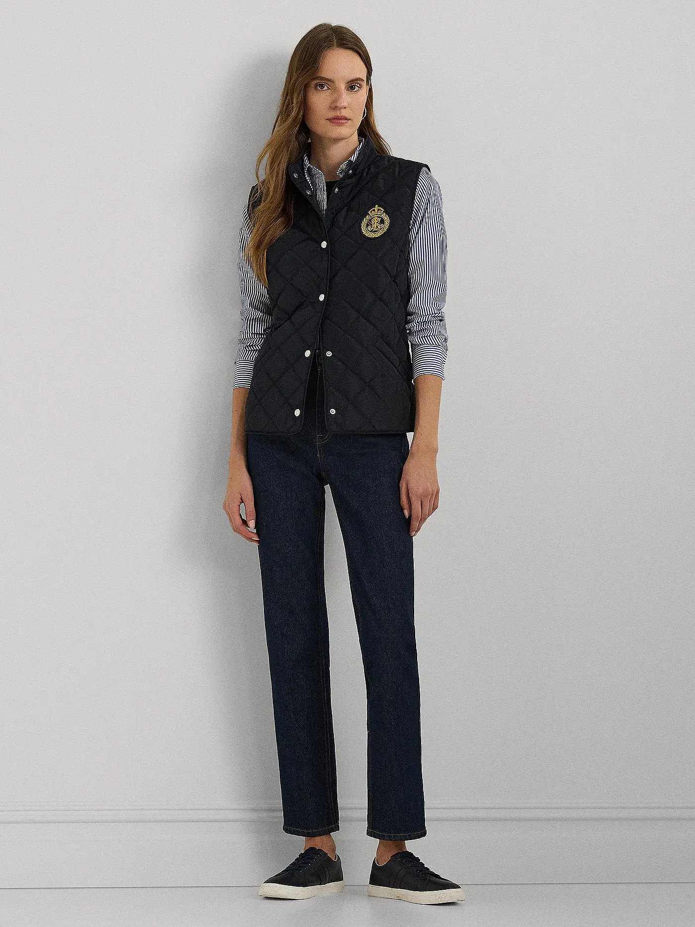 LAUREN RALPH LAUREN | Steppgilet  | dunkelblau