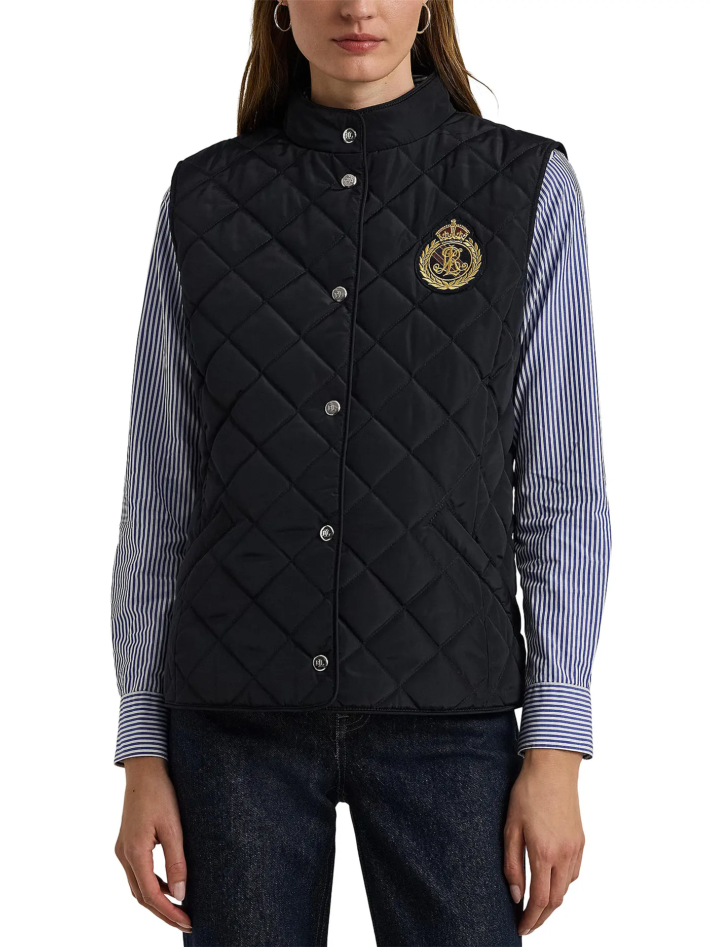 LAUREN RALPH LAUREN | Steppgilet  | dunkelblau