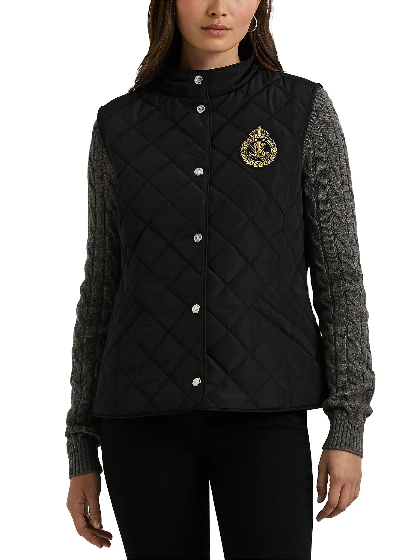 LAUREN RALPH LAUREN | Steppgilet  | schwarz