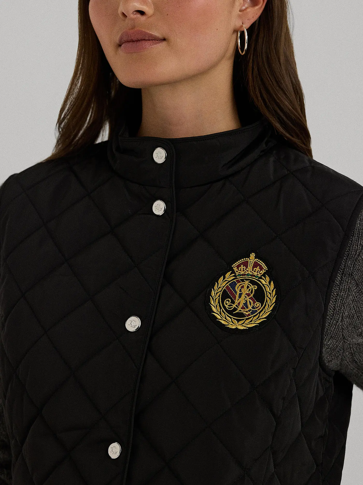 LAUREN RALPH LAUREN | Steppgilet  | schwarz