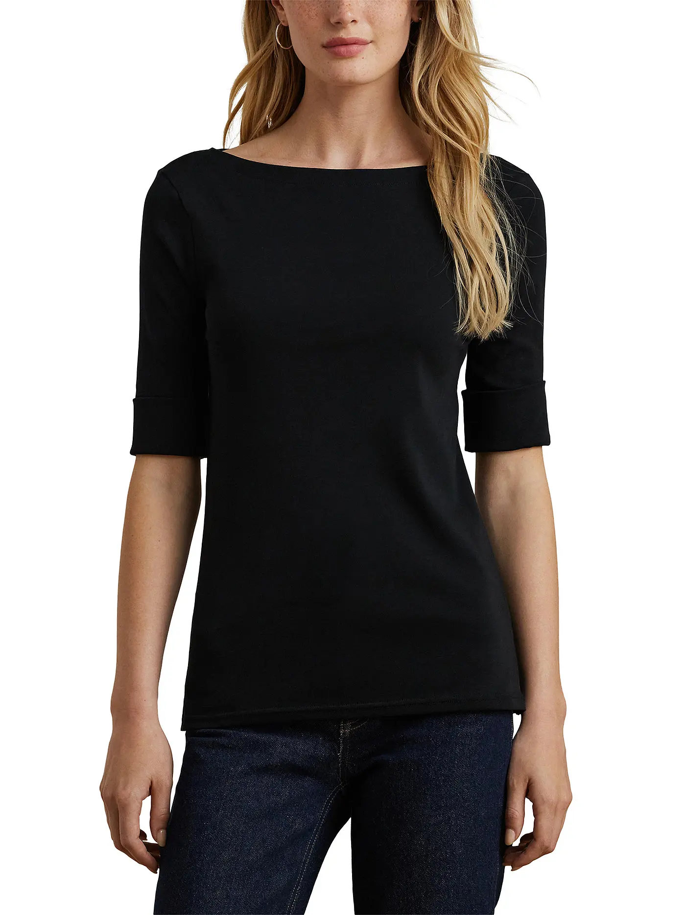 LAUREN RALPH LAUREN | T-Shirt  | schwarz