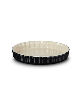 LE CREUSET | Tarteform 28cm/2,1l POTERIE Schwarz/Glanz