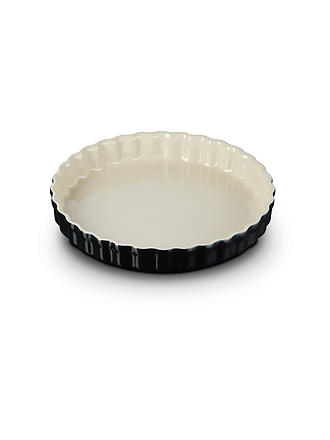 LE CREUSET | Tarteform 28cm/2,1l POTERIE Schwarz/Glanz