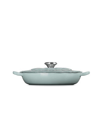 LE CREUSET | Gourmet Profitopf SIGNATURE BLUME 26cm Sea Salt