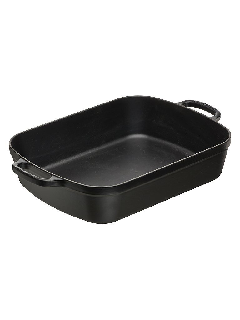 Bräter rund Gusseisen 6,6l (Schwarz) schwarz baby