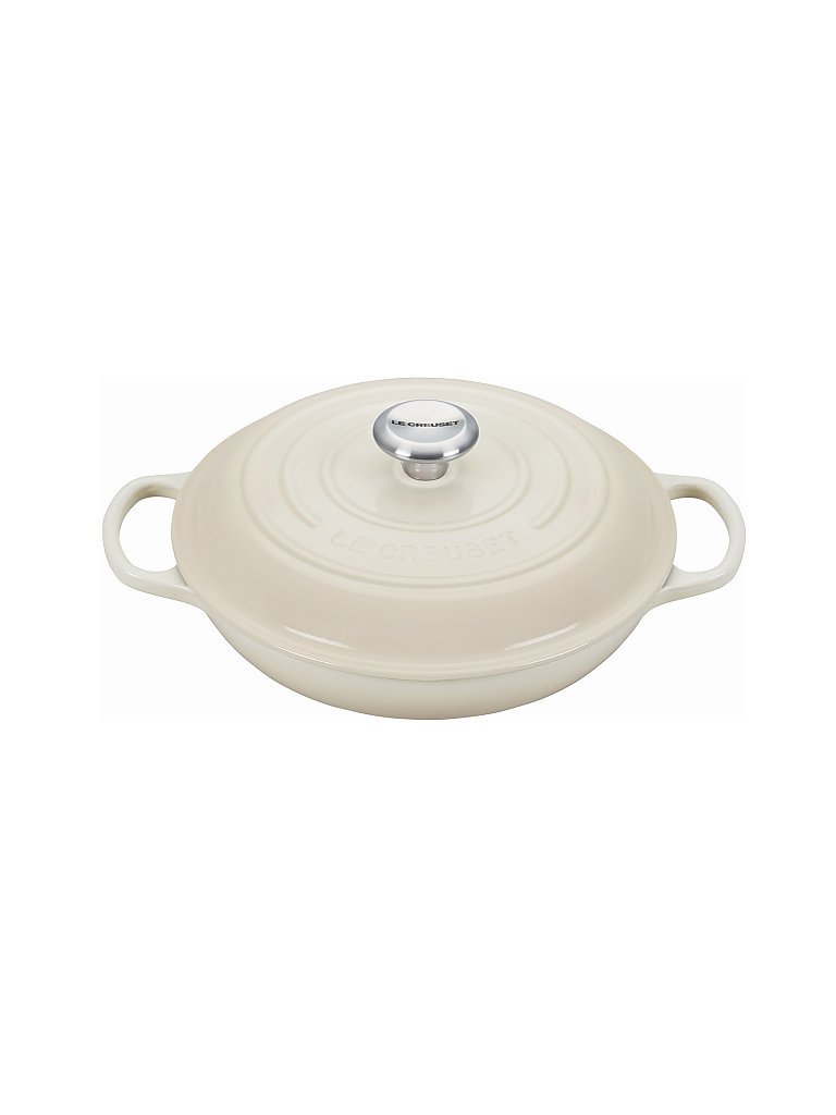 LE CREUSET Gourmet-Profitopf Signature 30cm/3,2l Meringue creme