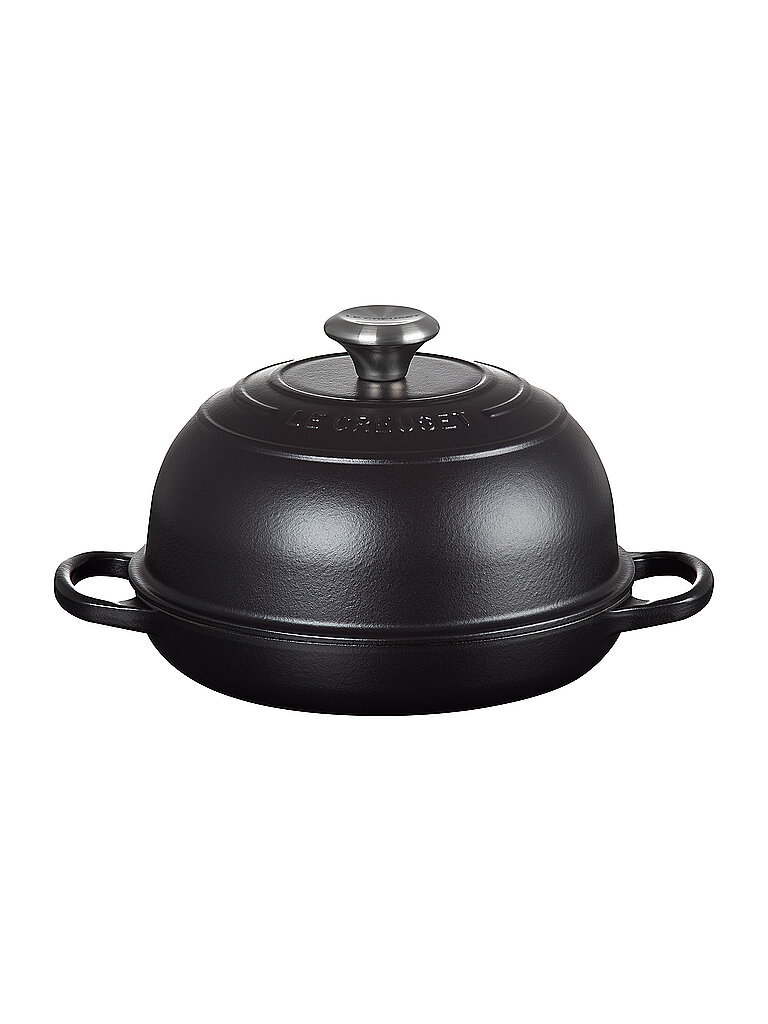 LE CREUSET Brot Bräter aus Gusseisen 24cm/1,6l Schwarz schwarz