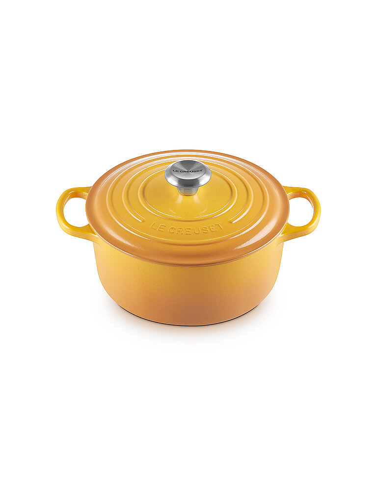 LE CREUSET Bräter rund SIGNATURE 24cm/3,3l Nectar gelb