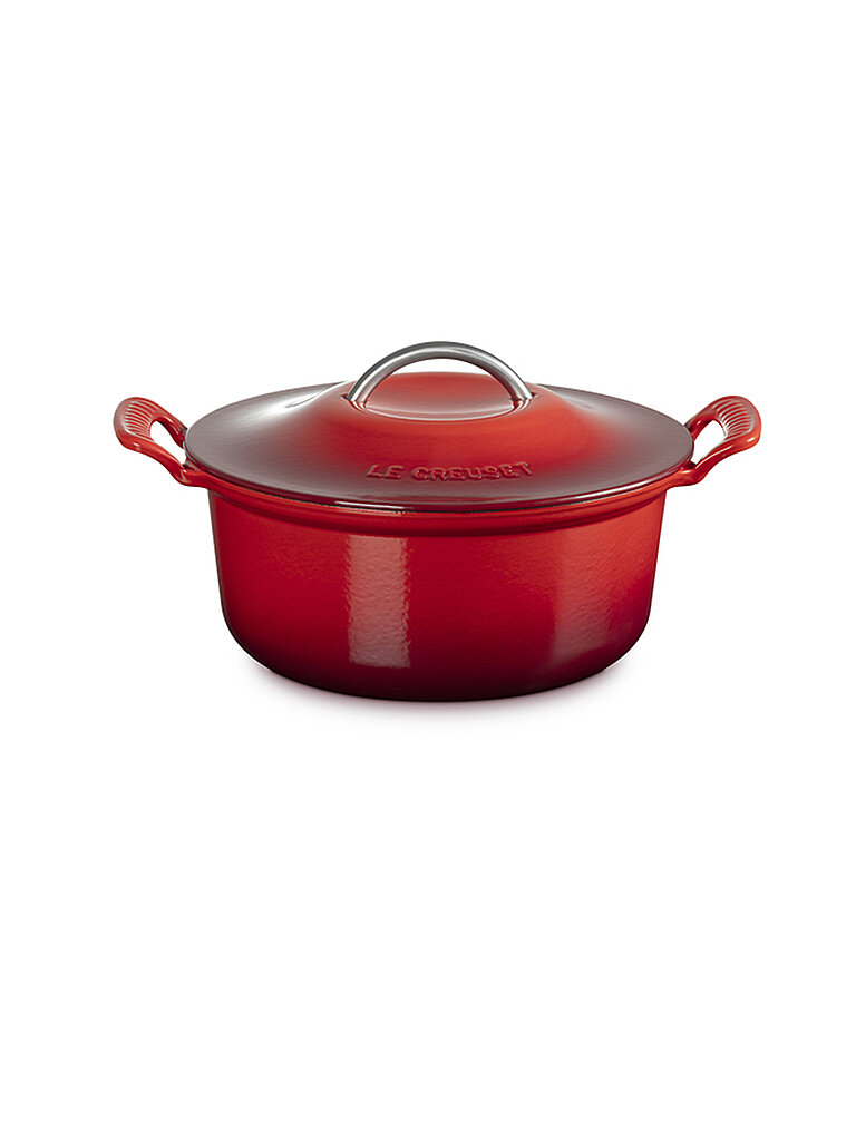 LE CREUSET Bräter rund MODERN HERITAGE 26cm 4,6l Kirschrot rot