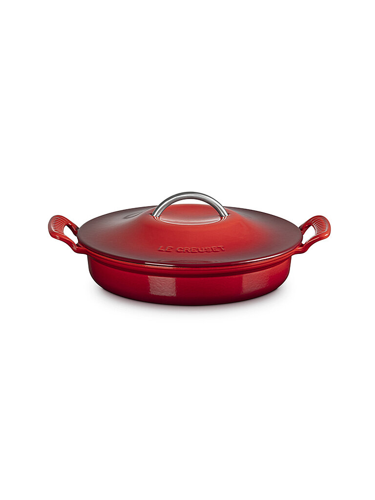 LE CREUSET Gorumet-Profitopf MODERN HERITAGE 28cm 2,9l Kirschrot rot