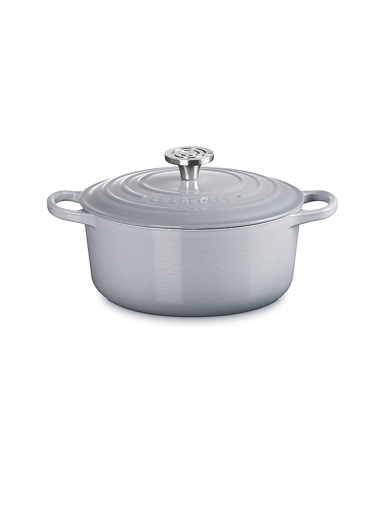 LE CREUSET Bräter rund SIGNATURE 24cm/4,2l Chateau grau