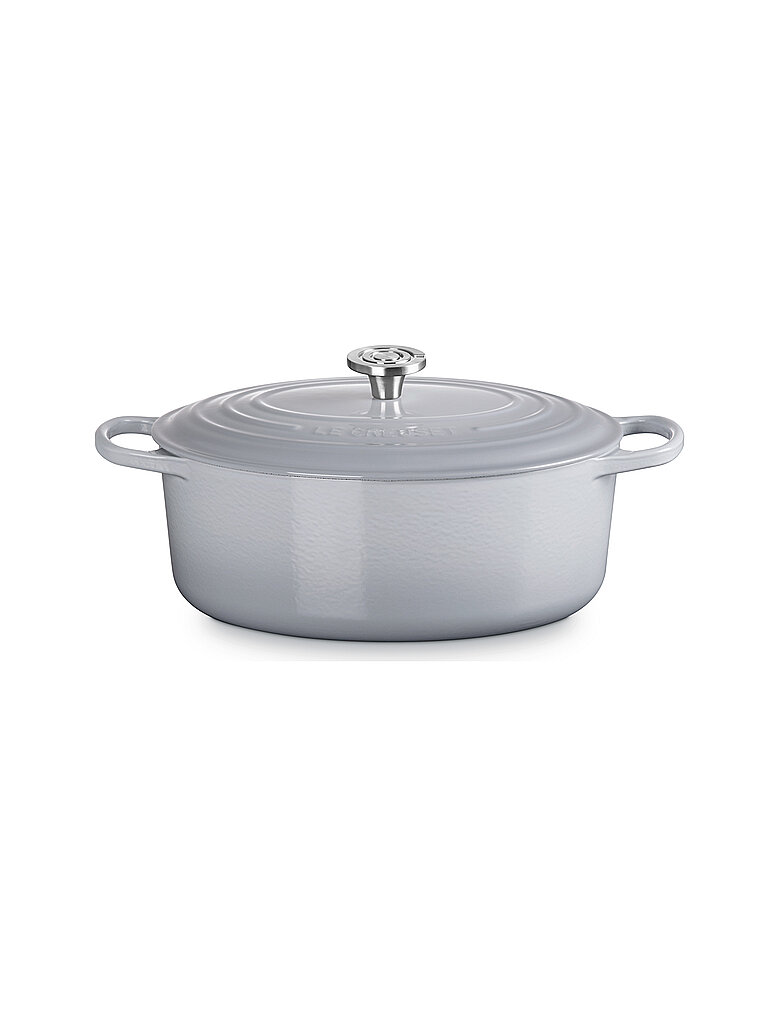 LE CREUSET Bräter oval SIGNATURE 31cm 6,3l Chateau grau