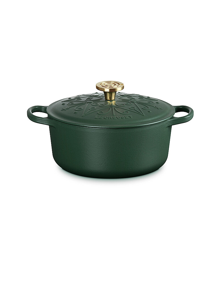 LE CREUSET Bräter rund 24cm ETOILE Foret dunkelgrün