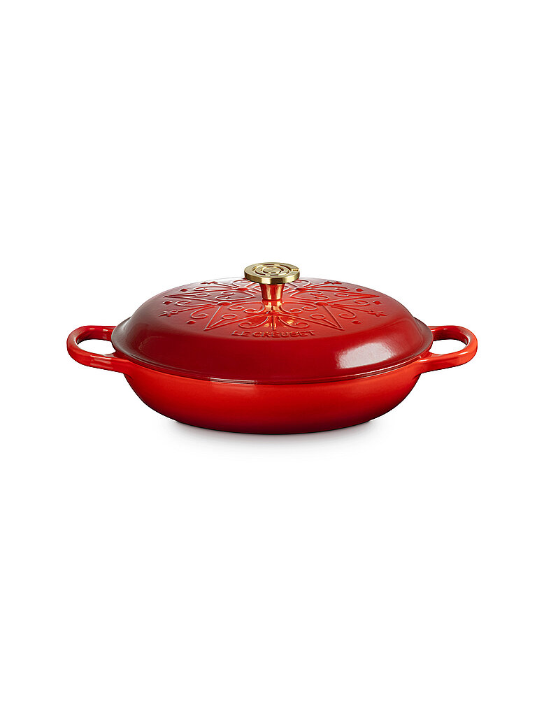 LE CREUSET Gourmet Profitopf L' ETOILE 30cm Kirschrot rot