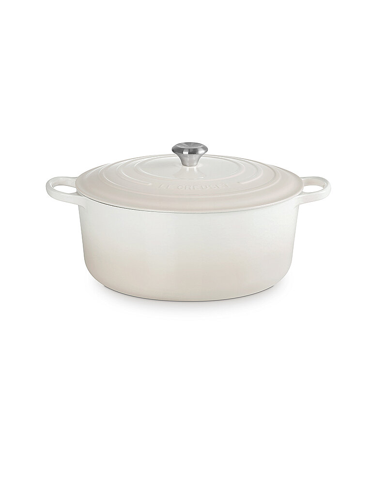 LE CREUSET Bräter rund SIGANTURE 34cm/12l Mernigue beige