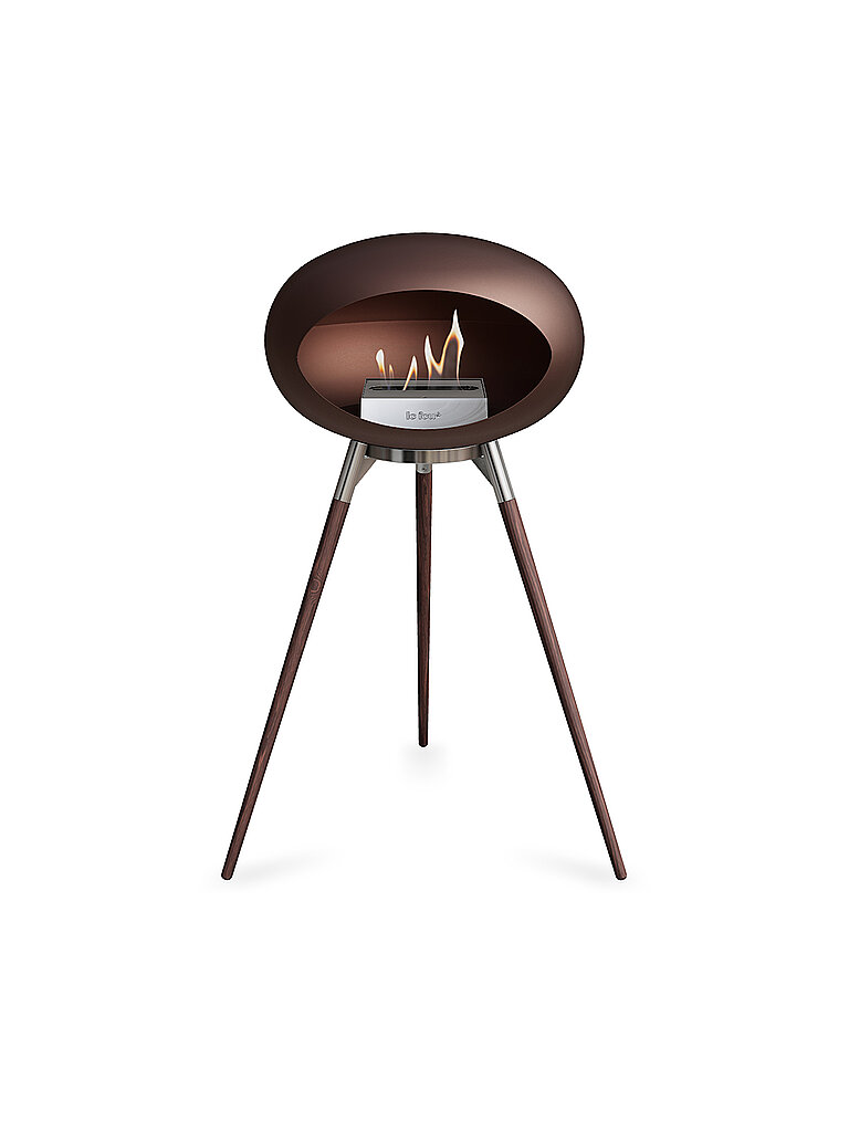 LE FEU Kamin 79cm GROUND HIGH Dunkelbraun braun