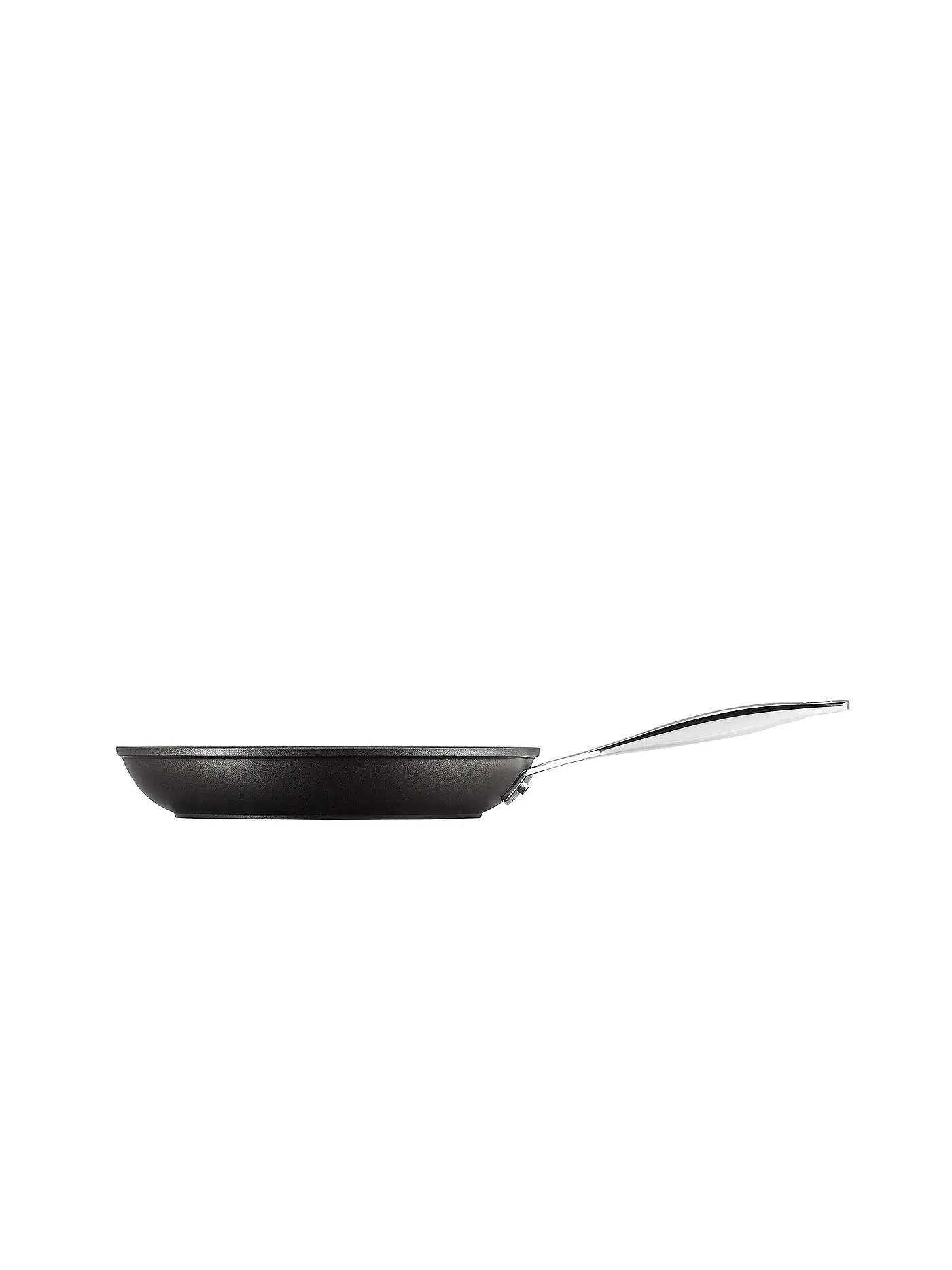 LE CREUSET | Aluminium-Antihaft flache Pfanne 26cm Schwarz | schwarz