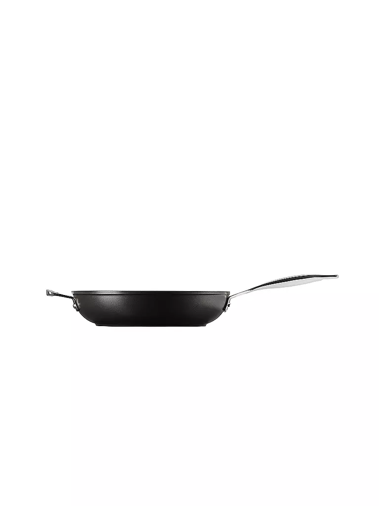 LE CREUSET | Aluminium-Antihaft hohe Pfanne mit Gegengriff 28cm | schwarz