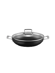 LE CREUSET | Aluminium-Antihaft Profipfanne mit Glasdeckel 28cm/3,2l Schwarz | schwarz