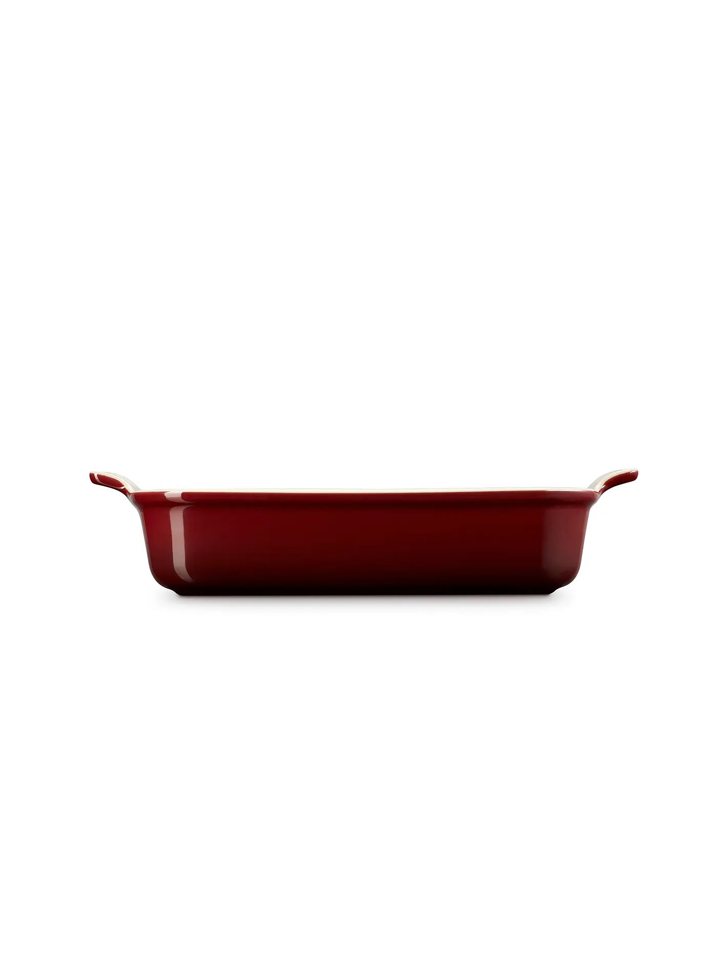 LE CREUSET | Auflaufform Tradition 32x24cm/4l Sea Salt | dunkelrot