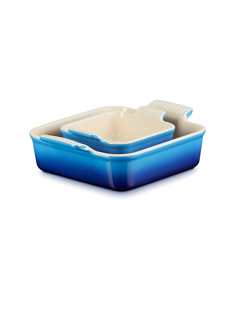 LE CREUSET | Auflaufformen Set 13cm / 20cm Azure | blau