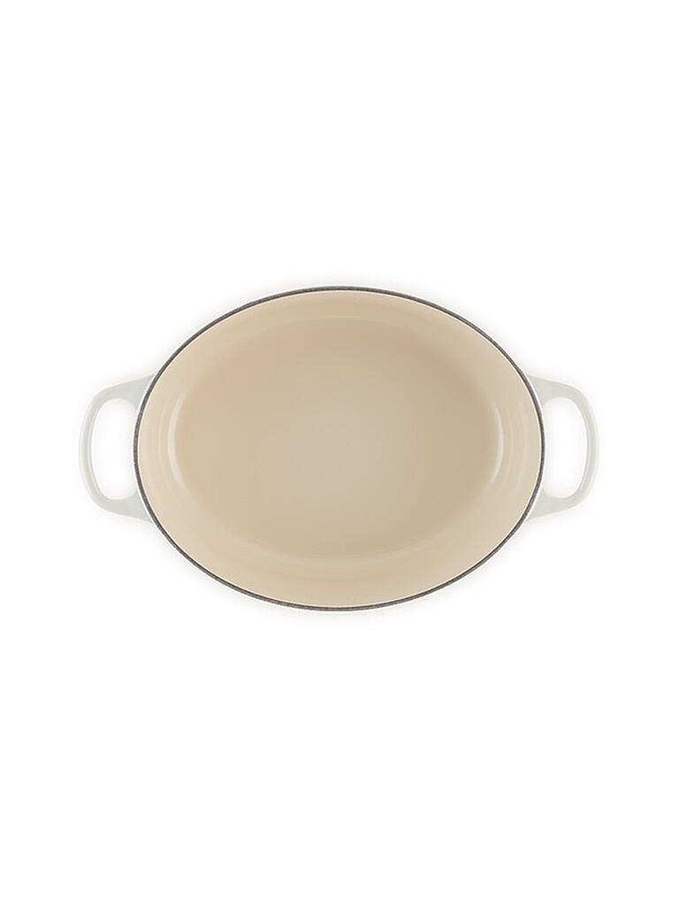 LE CREUSET | Bräter oval 29cm SIGNATURE Meringue | creme
