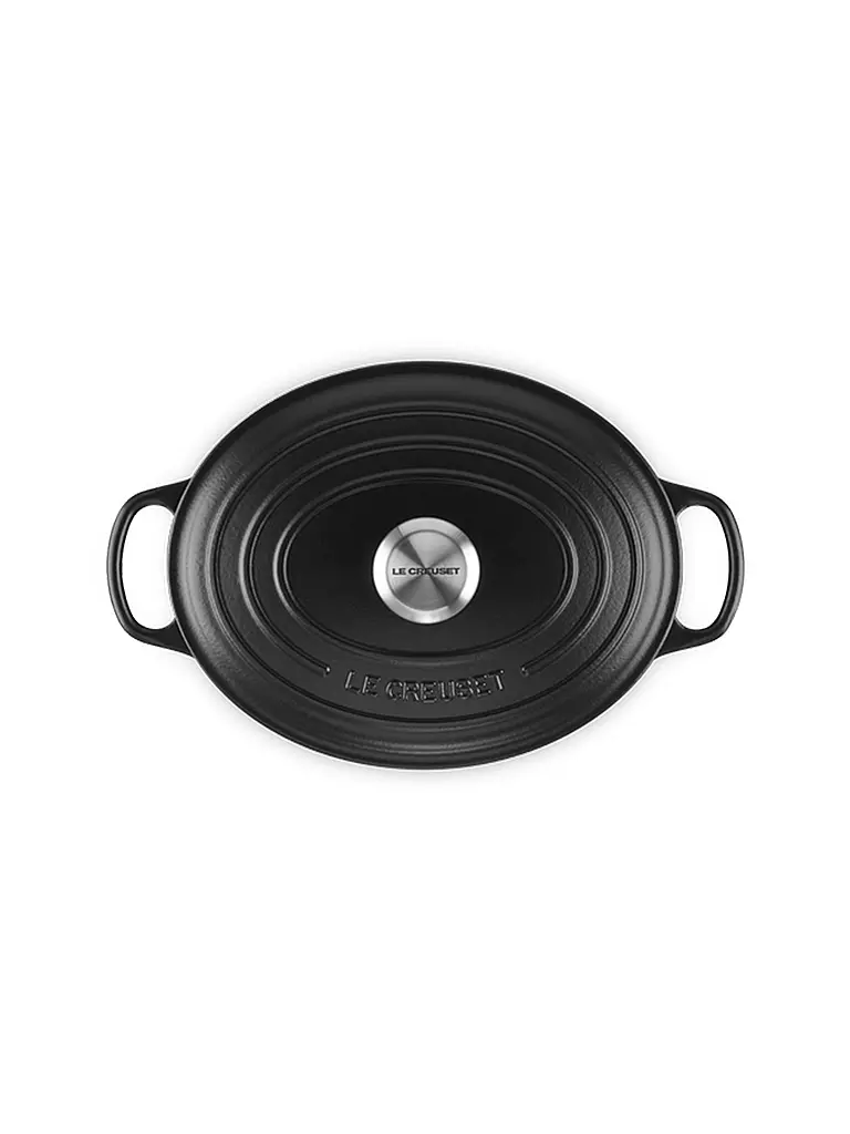 LE CREUSET | Bräter oval 29cm SIGNATURE Schwarz | schwarz