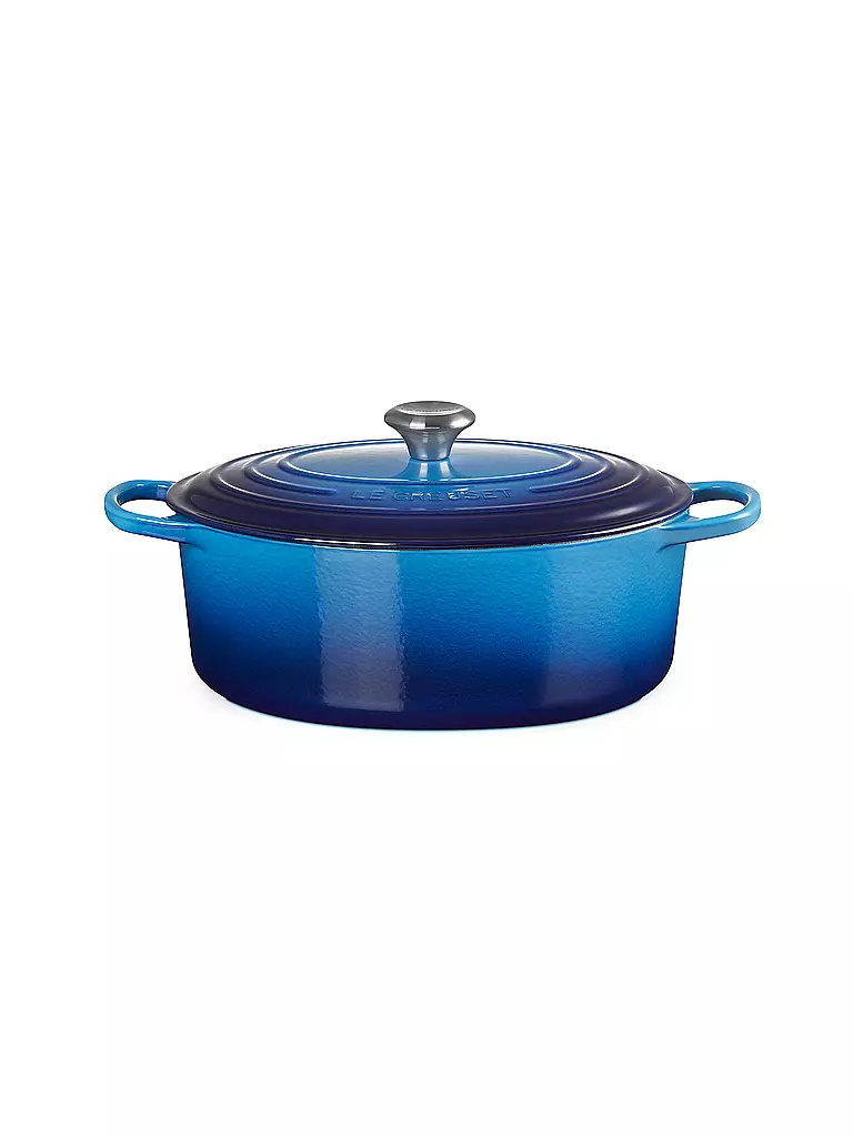LE CREUSET | Bräter oval SIGNATURE 31cm 6,3l Azure | blau