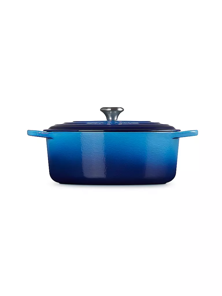 LE CREUSET | Bräter oval SIGNATURE 31cm 6,3l Azure | blau