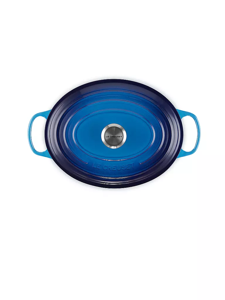 LE CREUSET | Bräter oval SIGNATURE 31cm 6,3l Azure | blau