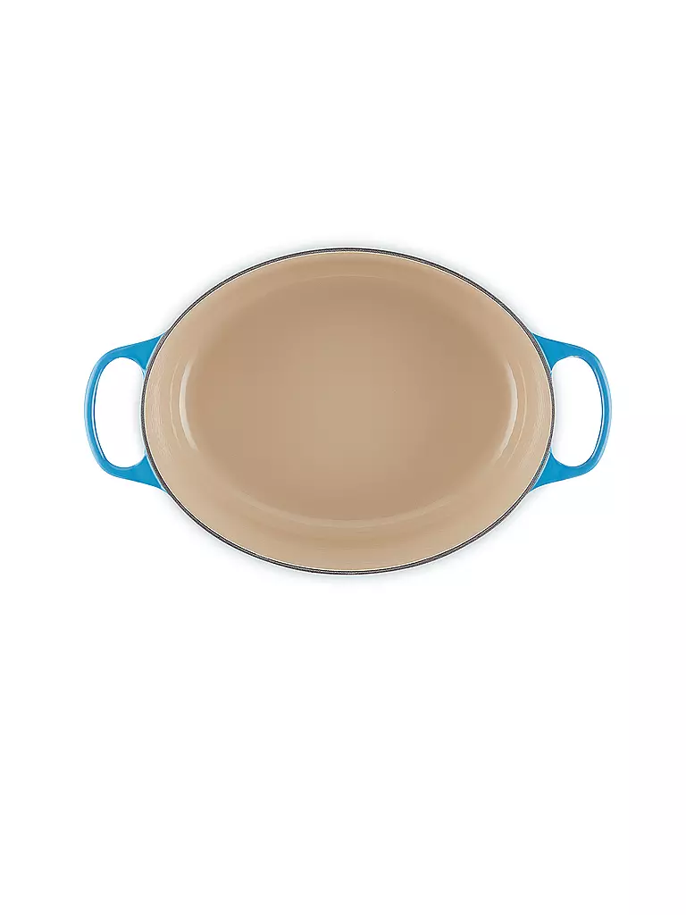LE CREUSET | Bräter oval SIGNATURE 31cm 6,3l Azure | blau